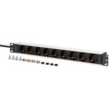 Digitus DN-95427, Ciabatta Nero/alluminio