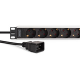 Digitus DN-95427, Ciabatta Nero/alluminio