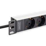 Digitus DN-95427, Ciabatta Nero/alluminio