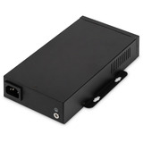 Digitus Iniettore Gigabit Ethernet PoE++ 802.3at, 95 W, Iniettore PoE Nero