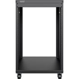 Digitus Rack universale da 19 pollici con ruote, Chassis server rack Nero