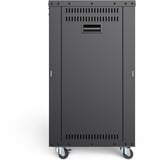 Digitus Rack universale da 19 pollici con ruote, Chassis server rack Nero