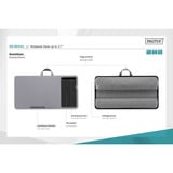 Digitus Tavolo per notebook / postazione di lavoro, fino a 17" grigio