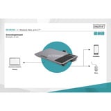 Digitus Tavolo per notebook / postazione di lavoro, fino a 17" grigio