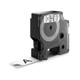 Dymo D1 ORIGINAL Nastro per etichette, nero su bianco, 19mm x 3,5m, Nastro di scrittura 