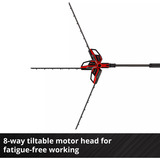 EINHELL 3410972, Tagliasiepi rosso/Nero
