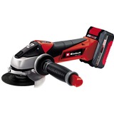 EINHELL Power X-Change Smerigliatrice Angolare a Batteria TC-AG 18/115 Li Kit, 18Volt rosso/Nero