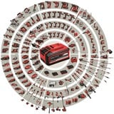 EINHELL Power X-Change Smerigliatrice Angolare a Batteria TC-AG 18/115 Li Kit, 18Volt rosso/Nero