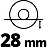 EINHELL Power X-Change Smerigliatrice Angolare a Batteria TC-AG 18/115 Li Kit, 18Volt rosso/Nero