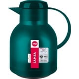 Emsa SAMBA thermos e recipiente isotermico 1 L Turchese, Caraffa termica turchese/trasparente, 1 L, Turchese, Polipropilene (PP), 12 h, 24 h, 178 mm