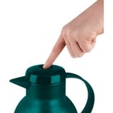 Emsa SAMBA thermos e recipiente isotermico 1 L Turchese, Caraffa termica turchese/trasparente, 1 L, Turchese, Polipropilene (PP), 12 h, 24 h, 178 mm
