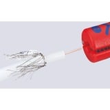 KNIPEX 16 60 100 SB Blu, Rosso pinza spellacavi, Attrezzo Sverniciatura /smontaggio 2 cm, 5 mm, Blu, Rosso, 10 cm, 22 g