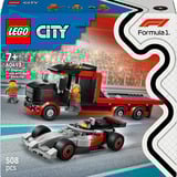 LEGO City F1 Truck con Audi F1 auto da corsa, Giochi di costruzione 