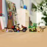 LEGO Jurassic World Fuga dal Raptor sul fuoristrada, Giochi di costruzione Set da costruzione, 6 anno/i, Plastica, 285 pz, 436 g