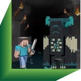 Mattel HHK89 Action figure giocattolo, Gioco figura Minecraft HHK89, 6 anno/i, Blu, Grigio, Plastica