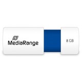 MediaRange Color Edition 8 GB, Chiavetta USB bianco/Blu