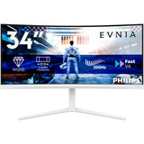Philips EVNIA 34M2C5601QA, Monitor di gioco bianco