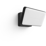 Philips Hue Proiettore per esterni Discover, Luce LED Nero, Philips Hue White and Color ambiance Proiettore per esterni Discover, Lampada a parete intelligente, Nero, LED, Metallo, Sintetico, Lampadina/e non sostituibile/i, Bianco