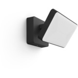 Philips Hue Proiettore per esterni Discover, Luce LED Nero, Philips Hue White and Color ambiance Proiettore per esterni Discover, Lampada a parete intelligente, Nero, LED, Metallo, Sintetico, Lampadina/e non sostituibile/i, Bianco