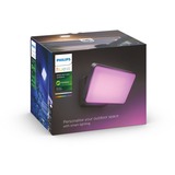 Philips Hue Proiettore per esterni Discover, Luce LED Nero, Philips Hue White and Color ambiance Proiettore per esterni Discover, Lampada a parete intelligente, Nero, LED, Metallo, Sintetico, Lampadina/e non sostituibile/i, Bianco