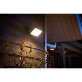 Philips Hue Proiettore per esterni Discover, Luce LED Nero, Philips Hue White and Color ambiance Proiettore per esterni Discover, Lampada a parete intelligente, Nero, LED, Metallo, Sintetico, Lampadina/e non sostituibile/i, Bianco