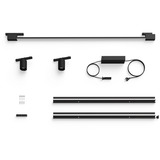 Philips Hue White & Color Ambiance Perifo Set Base Lampada da Parete Dritta, Luce LED Nero