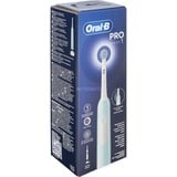 Procter & Gamble Pro 1 Sensitive Clean Adulto Spazzolino rotante-oscillante Blu, Spazzolino da denti elettrico turchese, Adulto, Spazzolino rotante-oscillante, Cura quotidiana, Sensibile, Sbiancante, 20000 movimenti per minuto, Blu, 8800 movimenti per minuto