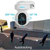 Reolink E Series E560 Sferico Telecamera di sicurezza IP Interno e esterno 3840 x 2160 Pixel Parete, Telecamera di sorveglianza bianco, Telecamera di sicurezza IP, Interno e esterno, Con cavo e senza cavo, Google Assistant, Interno, 2400 - 5000 MHz
