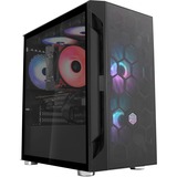 SilverStone FARA H1M Micro Tower Nero Nero, Micro Tower, PC, Nero, micro ATX, Mini-DTX, Mini-ITX, Plastica, Acciaio, 16 cm