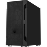SilverStone FARA H1M Micro Tower Nero, Chassis Tower Nero, Micro Tower, PC, Nero, micro ATX, Mini-DTX, Mini-ITX, Plastica, Acciaio, 16 cm