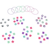 Spin Master Cool Maker PopStyle Bracelet Maker Expansion Pack, 50 perline con gemme, 3 braccialetti dell'amicizia, kit per la creazione di braccialetti, giocattoli creativi fai da te per bambine, Bricolage 