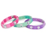Spin Master Cool Maker PopStyle Bracelet Maker Expansion Pack, 50 perline con gemme, 3 braccialetti dell'amicizia, kit per la creazione di braccialetti, giocattoli creativi fai da te per bambine, Bricolage 
