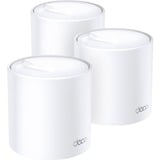 TP-Link Deco X60 Dual-band (2.4 GHz/5 GHz) Wi-Fi 6 (802.11ax) Bianco 2 Interno, Router di rete bianco, Bianco, Interno, Potenza, status, Dual-band (2.4 GHz/5 GHz), Wi-Fi 6 (802.11ax), 802.11a, 802.11b, 802.11g, Wi-Fi 4 (802.11n), Wi-Fi 5 (802.11ac), Wi-Fi 6 (802.11ax)