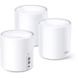 TP-Link Deco X60 Dual-band (2.4 GHz/5 GHz) Wi-Fi 6 (802.11ax) Bianco 2 Interno, Router di rete bianco, Bianco, Interno, Potenza, status, Dual-band (2.4 GHz/5 GHz), Wi-Fi 6 (802.11ax), 802.11a, 802.11b, 802.11g, Wi-Fi 4 (802.11n), Wi-Fi 5 (802.11ac), Wi-Fi 6 (802.11ax)