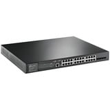 TP-Link Omada SG3428XMP switch di rete Gestito L2+ Gigabit Ethernet (10/100/1000) Supporto Power over Ethernet (PoE) 1U Nero, Interruttore Gestito, L2+, Gigabit Ethernet (10/100/1000), Supporto Power over Ethernet (PoE), Montaggio rack, 1U