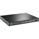 TP-Link Omada SG3428XMP switch di rete Gestito L2+ Gigabit Ethernet (10/100/1000) Supporto Power over Ethernet (PoE) 1U Nero, Interruttore Gestito, L2+, Gigabit Ethernet (10/100/1000), Supporto Power over Ethernet (PoE), Montaggio rack, 1U