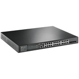 TP-Link TL-SG3428XMP switch di rete Gestito L2/L3 Gigabit Ethernet (10/100/1000) Supporto Power over Ethernet (PoE) 1U Nero Gestito, L2/L3, Gigabit Ethernet (10/100/1000), Supporto Power over Ethernet (PoE), Montaggio rack, 1U