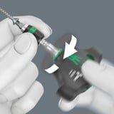 Wera 05023471001, Set di bit Nero/Verde