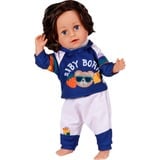 ZAPF Creation BABY born Jogging Suit Navy 43cm, Accessori della bambola BABY born Jogging Suit Navy 43cm, Set di vestiti per bambola, 3 anno/i