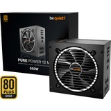 be quiet! Pure Power 12M 550W, Alimentatore PC Nero
