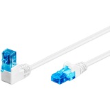 goobay 51537 cavo di rete Bianco 2 m Cat6a U/UTP (UTP) bianco, 2 m, Cat6a, U/UTP (UTP), RJ-45, RJ-45