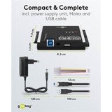 goobay Adattatore disco rigido USB 3.2 Gen 1 per IDE e SATA 