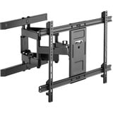 goobay Supporto da parete per TV Pro FULLMOTION (L), Montaggio a parete Nero