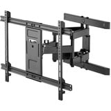 goobay Supporto da parete per TV Pro FULLMOTION (L), Montaggio a parete Nero