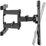 goobay Supporto da parete per TV Pro FULLMOTION (L), Montaggio a parete Nero