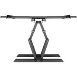 goobay Supporto da parete per TV Pro FULLMOTION (L), Montaggio a parete Nero