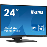 iiyama T2454MSC-B2AG, Monitor LED Nero (opaco)