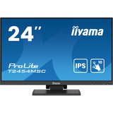 iiyama T2454MSC-B2AG, Monitor LED Nero (opaco)