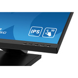 iiyama T2454MSC-B2AG, Monitor LED Nero (opaco)