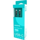 ADATA CACC-100PN-BK cavo USB USB 2.0 1 m USB C 480 Gbit/s Nero Nero, 1 m, USB C, USB C, USB 2.0, 480 Gbit/s, Nero